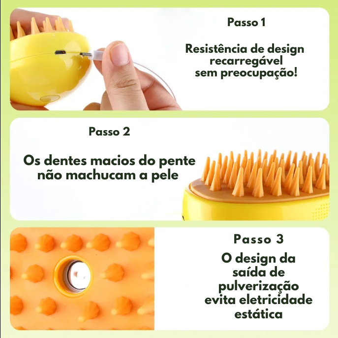 Escova Anti-Pelos